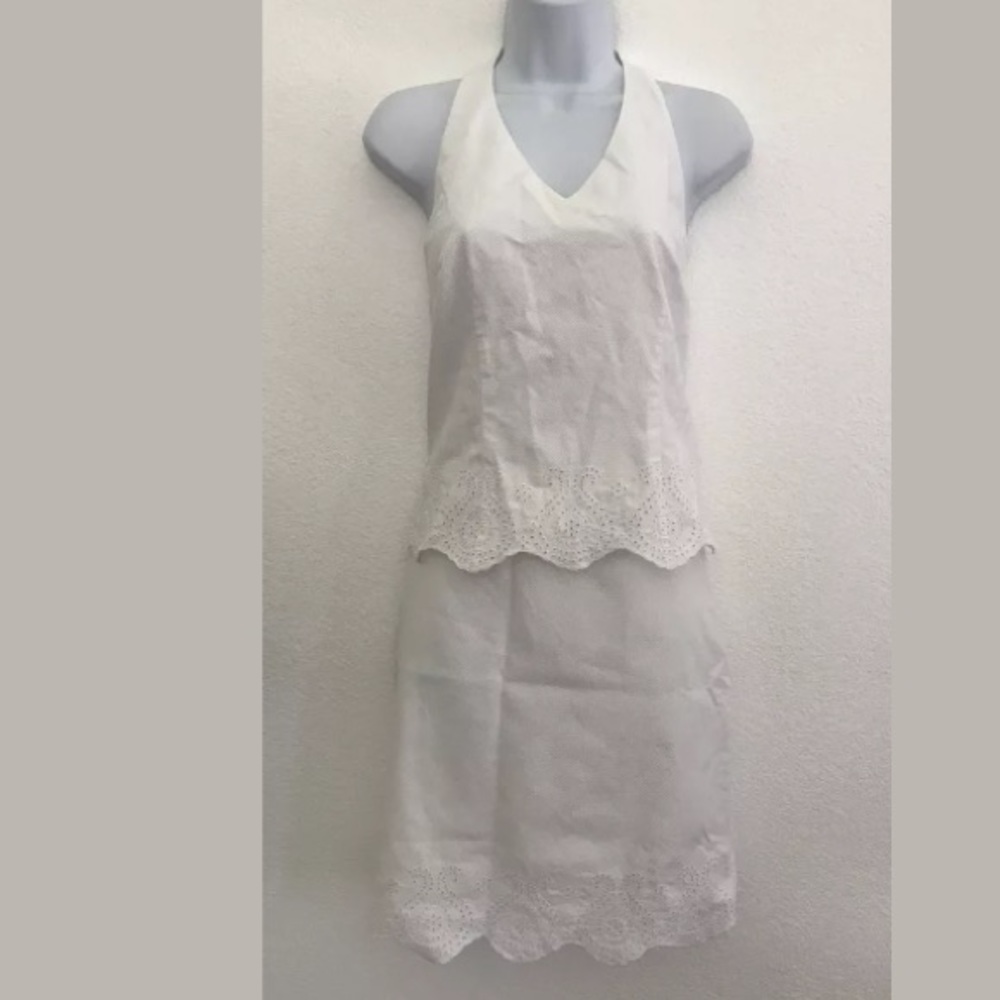 Ann Taylor Eyelet 2 Pc Halter Skirt Size 2